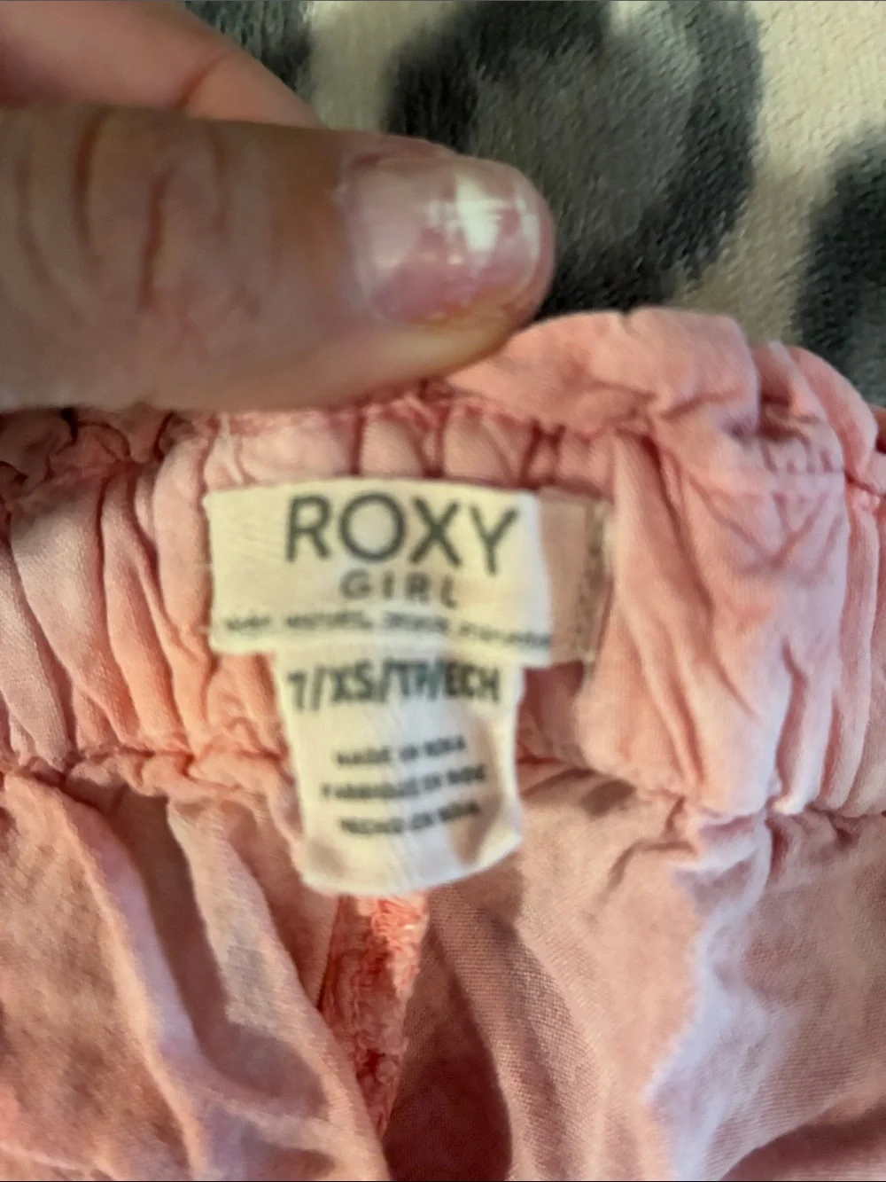 3 for $15 🦋🦋 Girls Roxy Girl  Pink and white Tie-Dye Lounge Shorts